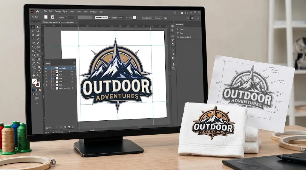 Towel and terry embroidery digitizing